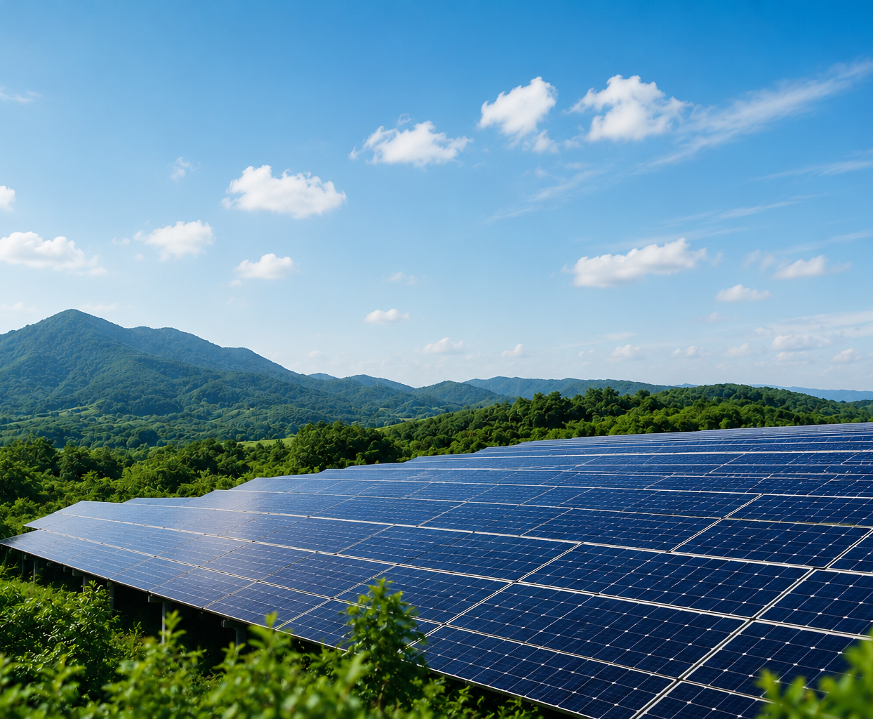 Renewable energy - solar power generation